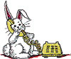 lapin rabbit téléphoner 170 x 141 pixels