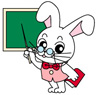 lapin rabbit enseigner 204 x 193 pixels
