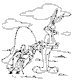 Bugs Bunny au Far West - dimension 515 x 576  pixels