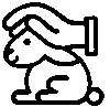 lapin rabbit 162 x 157 pixels